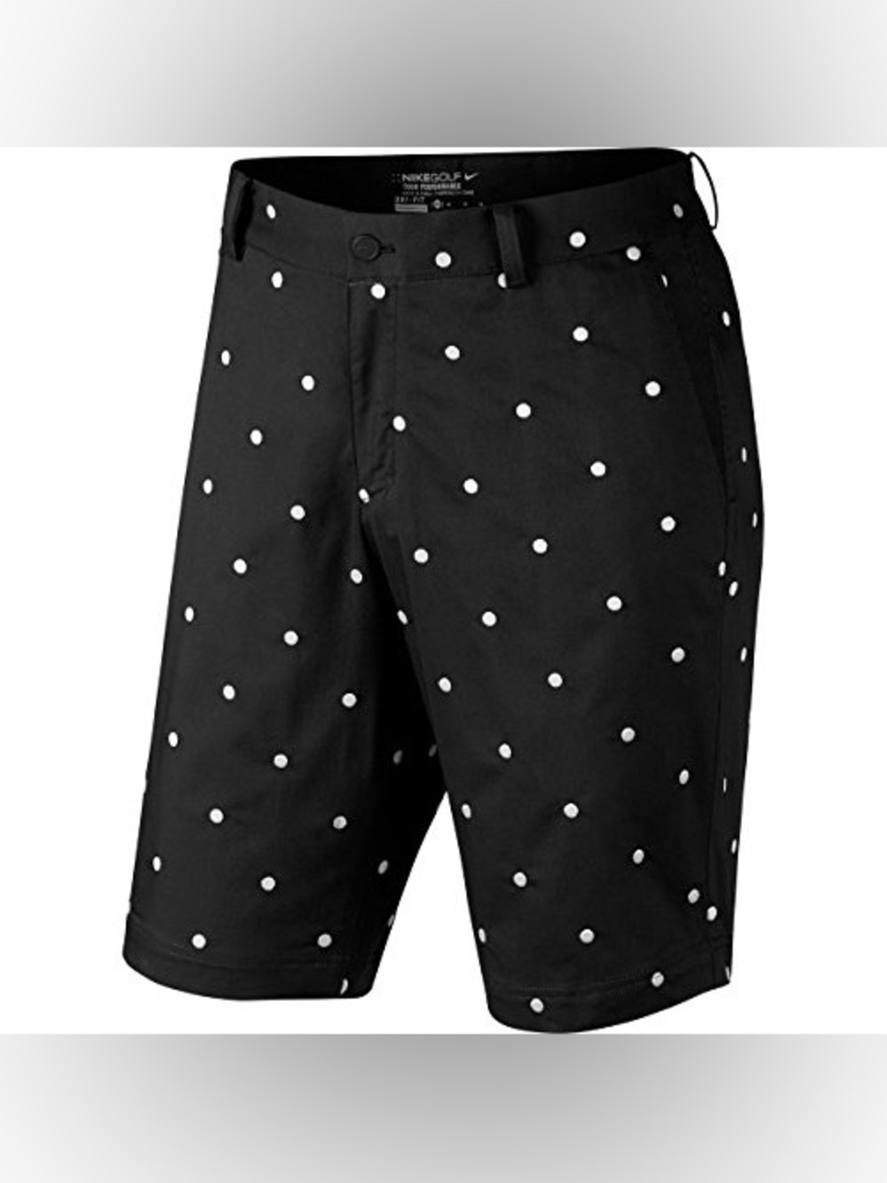 Nike Men’s Golf Dri-Fit Black with white Polka Dots